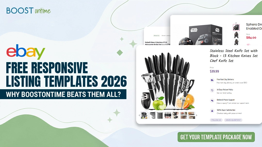 Free Responsive eBay Listing Templates 2026: Why BoostOntime Beats Them All