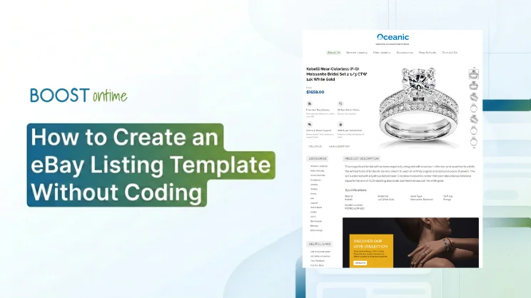 How to Create an eBay Listing Template Without Coding BoostOnTime