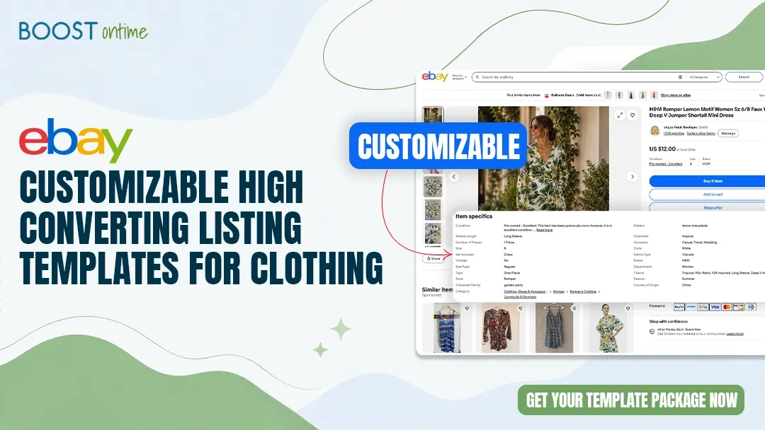 Customizable High-Converting eBay Listing Templates for Clothing