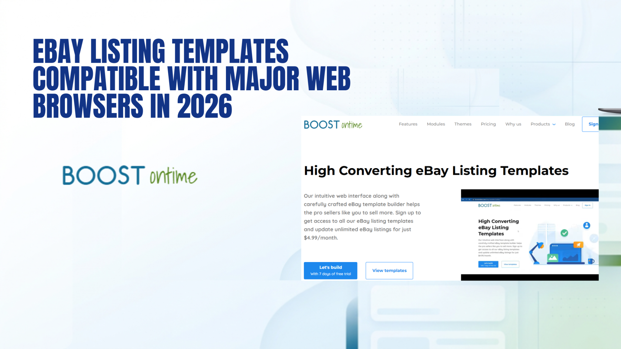 eBay listing templates