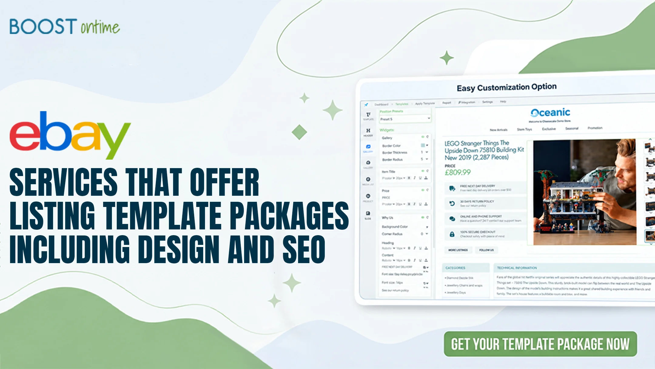 Services That Offer eBay Listing Template Packages Including Design and SEO