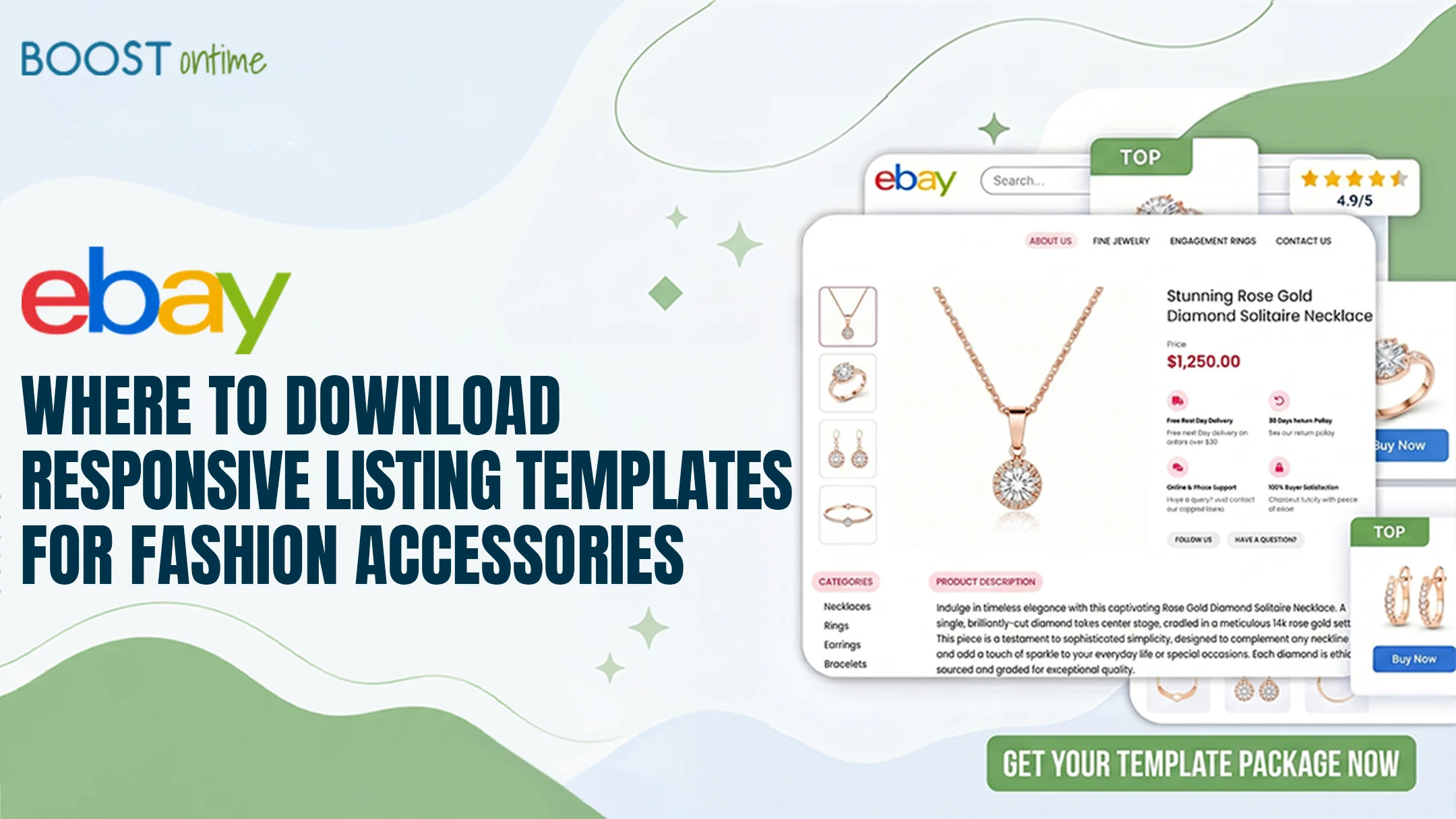 Where to Download Responsive eBay Listing Templates for Fashion Accessories